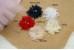 Square petals Crinkle Chiffon, Small (6cm), Pack of 3